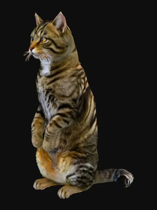 3D model for Curious Stance