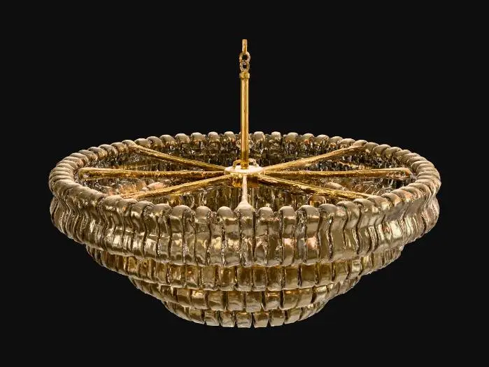 3D model for Elegant Glass Chandelier