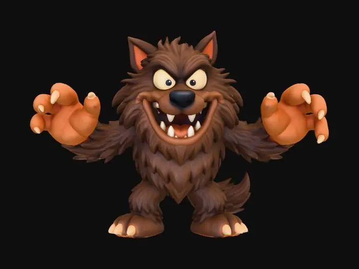3D model for Werewolf Paws