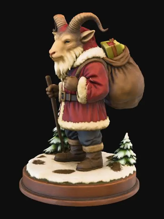 3D model for Joulupukki (Finland)