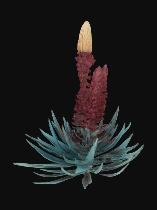3D model for Fantasy Evergreen Bloom,corn like structure, fauna from avatar pandora
