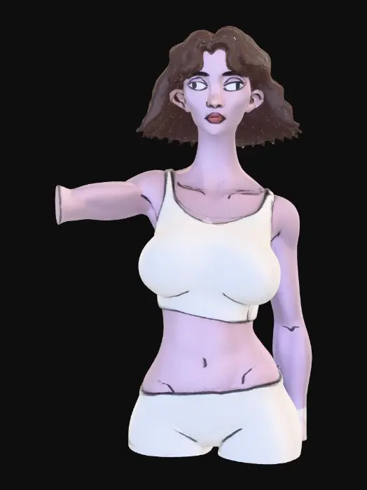 3D model for Serene Sketch