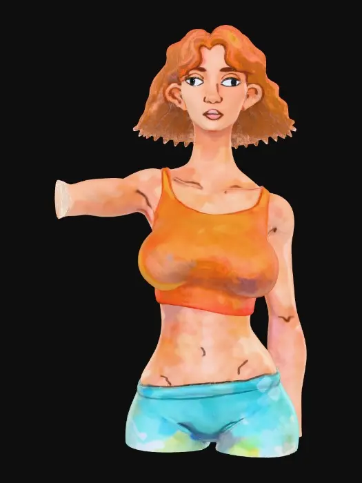 3D model for Serene Sketch