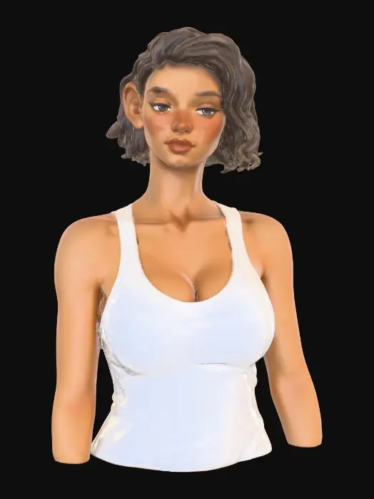 3D model for Portrait in Reflection