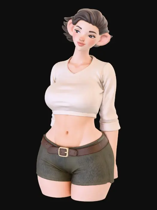 3D model for Beige Breeze