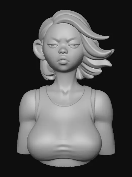 3D model for Wind in the Hair