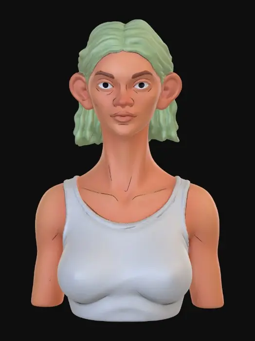3D model for Emerald Gaze