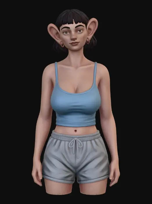 3D model for Earwen the Wanderer