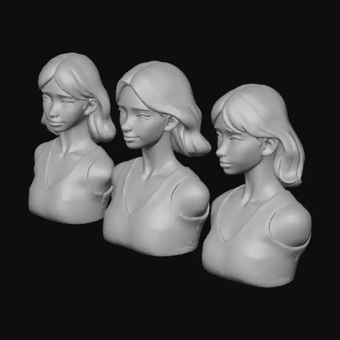 3D model for Three Expressions