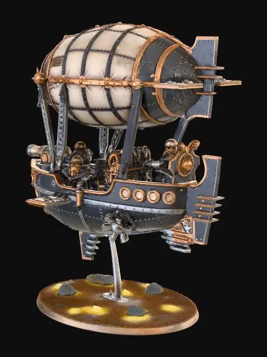 3D model for Bronze Zephyr Airship