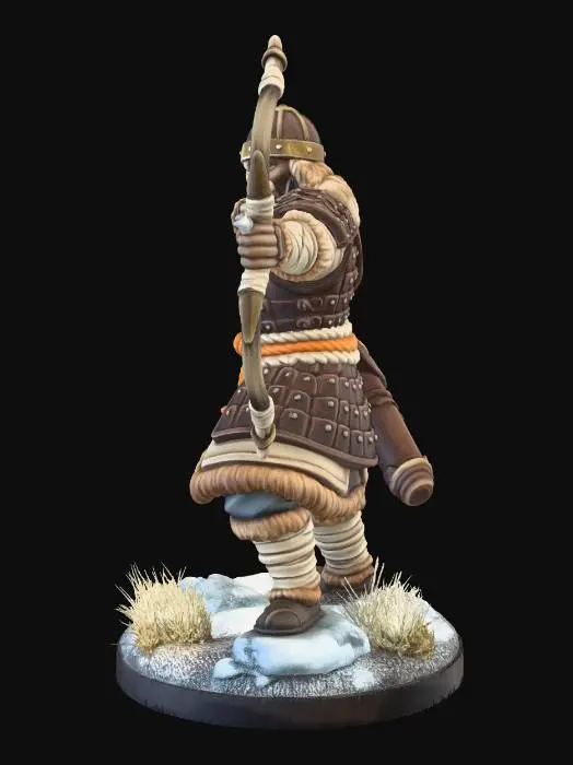 3D model for Orcish Archer of the Frozen Wastes