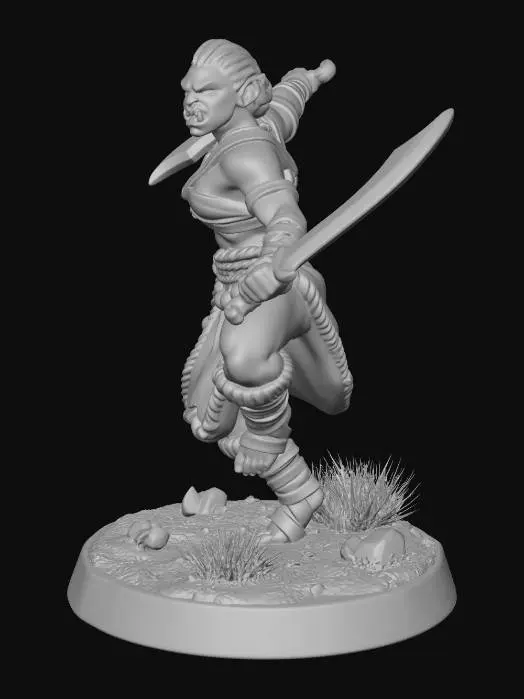 3D model for Orc Duelist