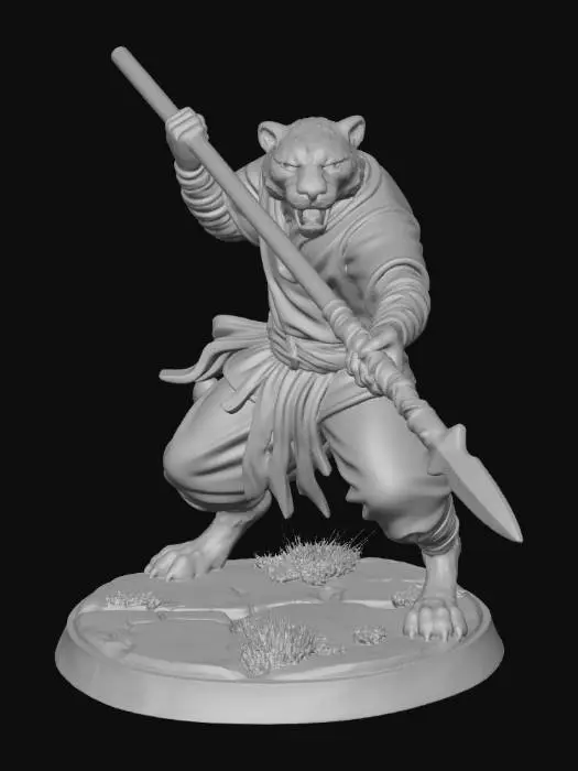 3D model for Leopard Spearman