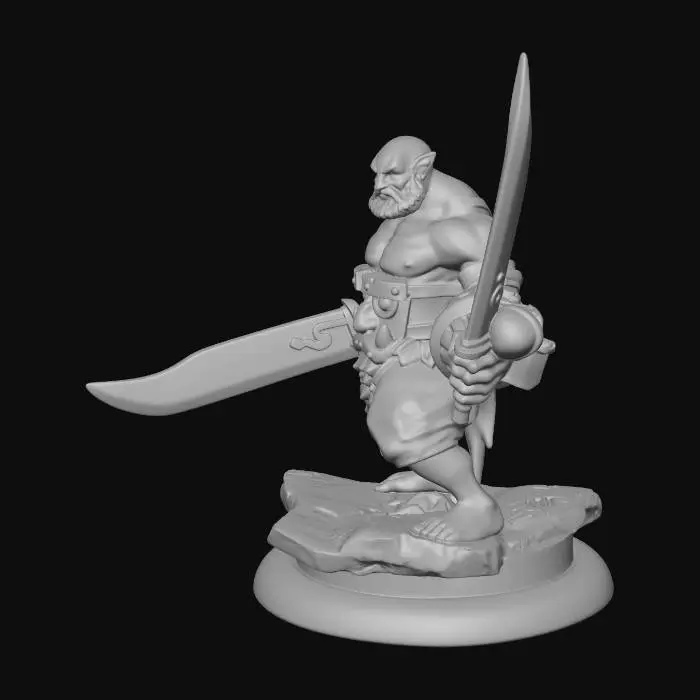3D model for Twinblade Berserker