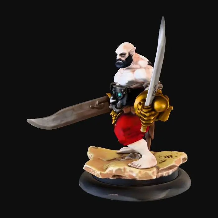 3D model for Twinblade Berserker