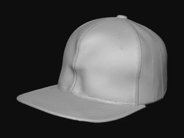 3D model for Red Snapback Hat