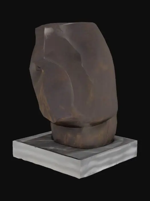 3D model for Oteiza, Cabeza Apostol No.4