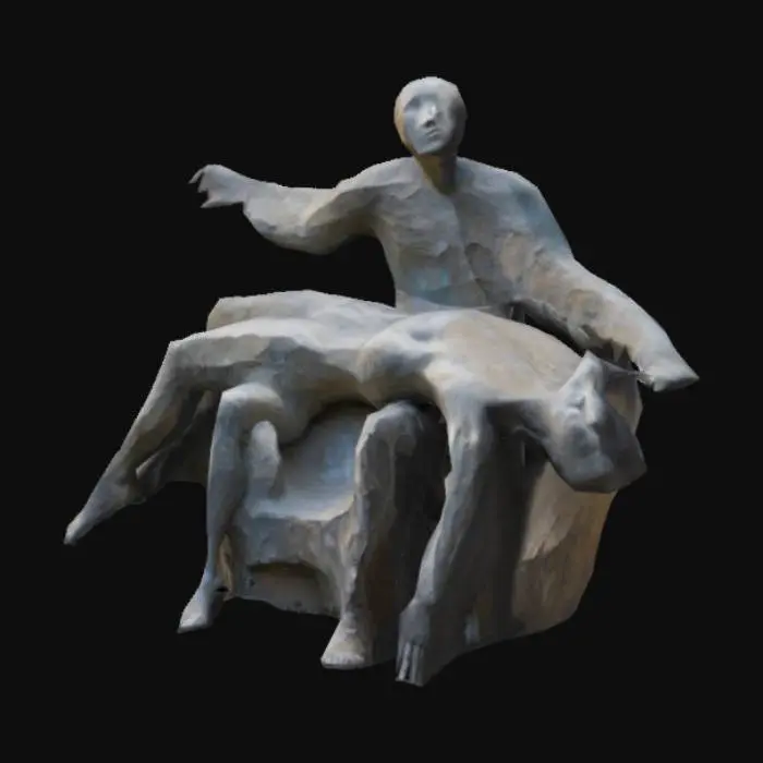 3D model for Jorge Oteiza, San Sebastian