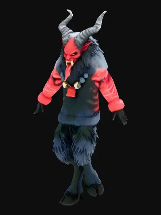 3D model for Krampus Demon, #Christmas2025#