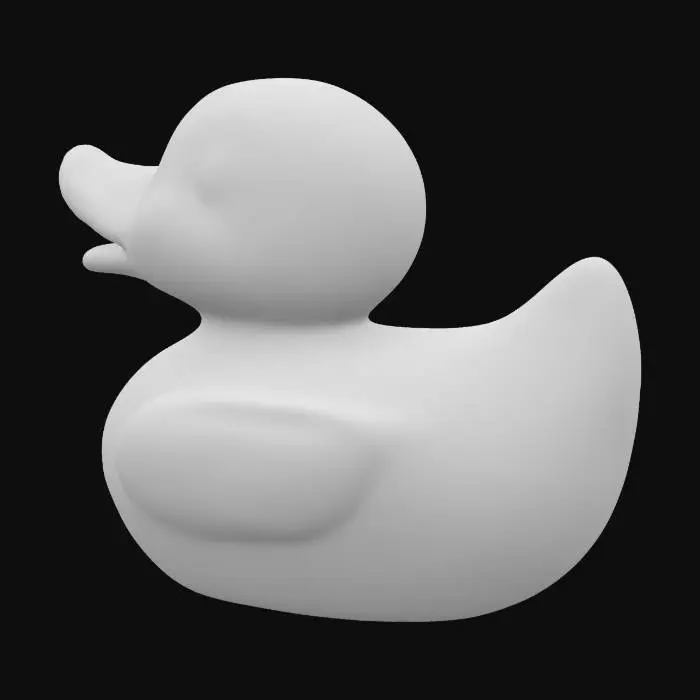 3D model for rubber duck
