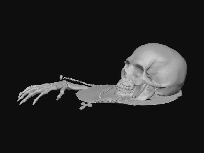 3D model for The Desert Skull