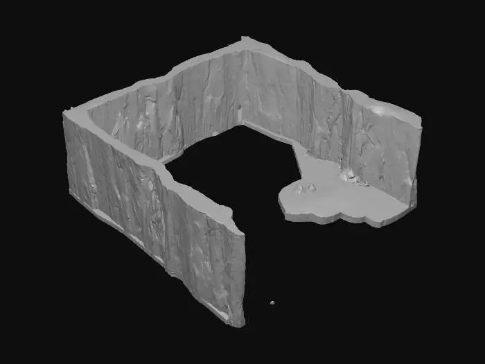 3D model for Midnight Glacier