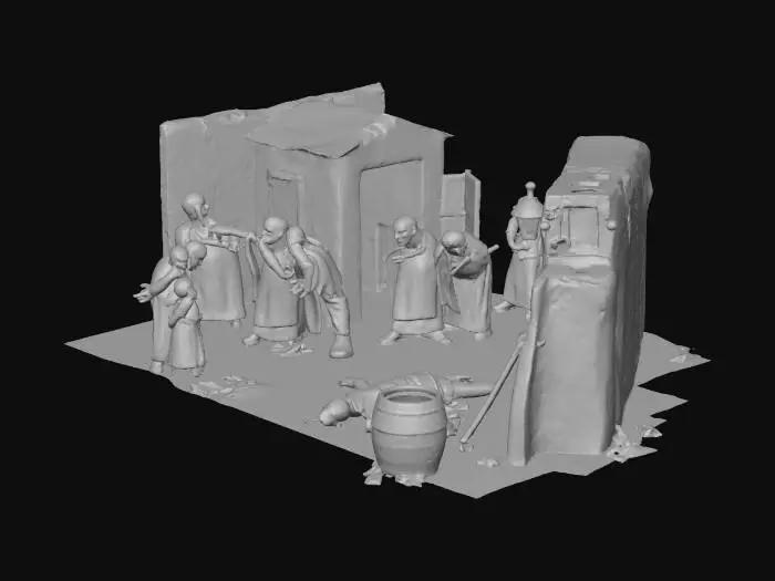 3D model for The Body in the Yard