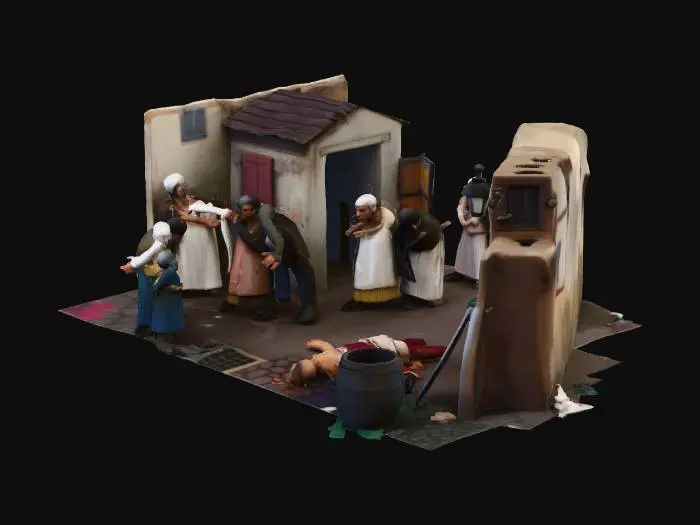 3D model for The Body in the Yard