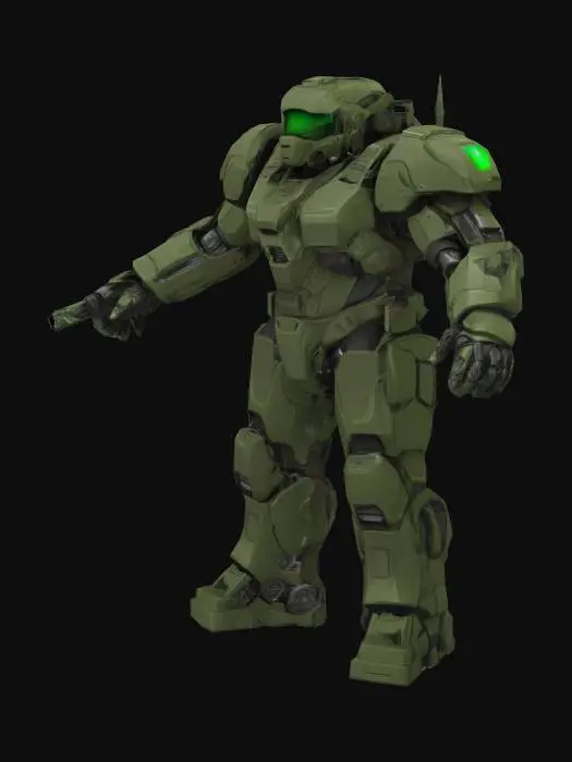 3D model for Warrior Mech Sentinel