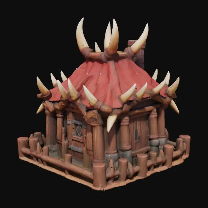 3D model for Orcish Stronghold