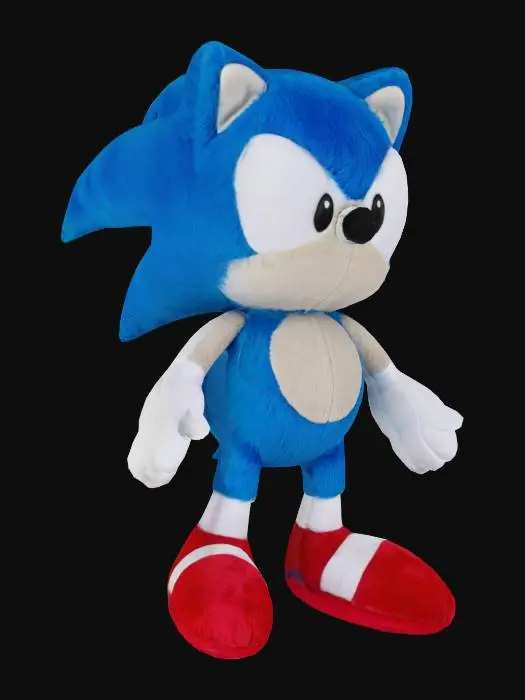 3D model for Sonic the Hedgehog Plush