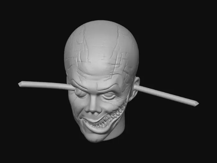 3D model for Pennywise spear face