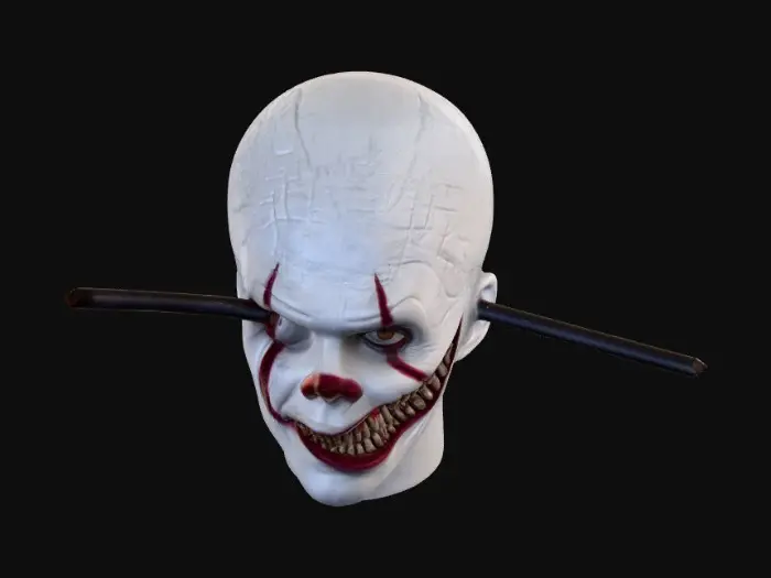 3D model for Pennywise spear face
