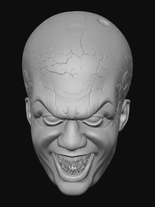 3D model for Pennywise sharp tooth smile