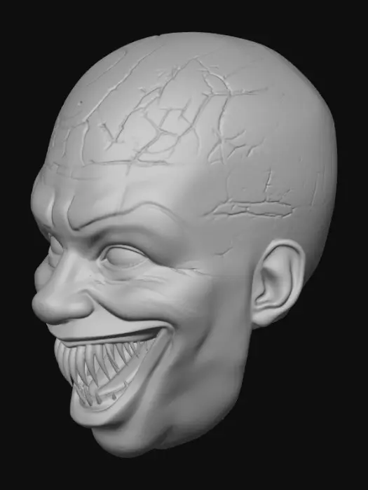 3D model for Pennywise crazy smile