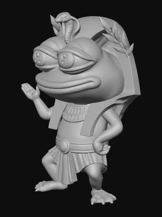 3D model for Pharaoh Pepe