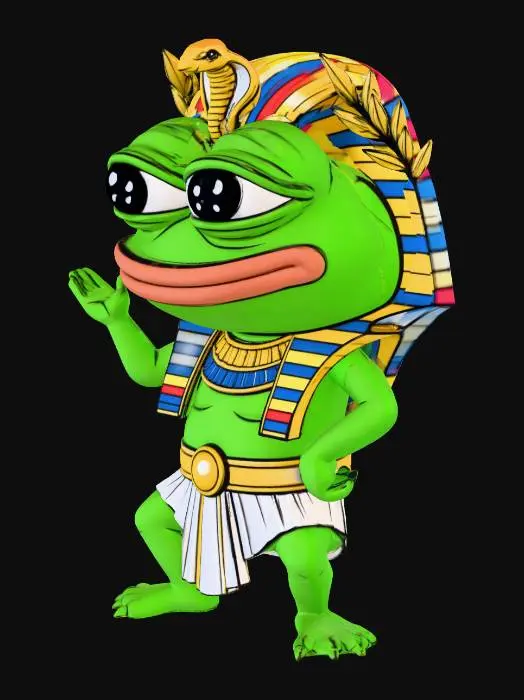 3D model for Pharaoh Pepe