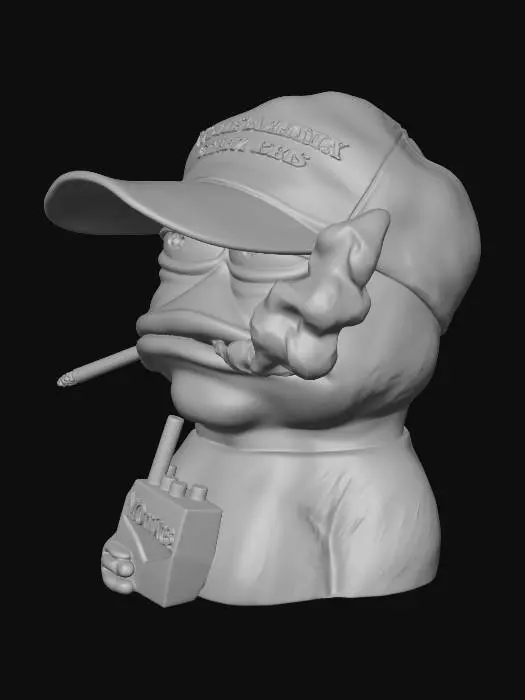 3D model for Pepe with a Hat