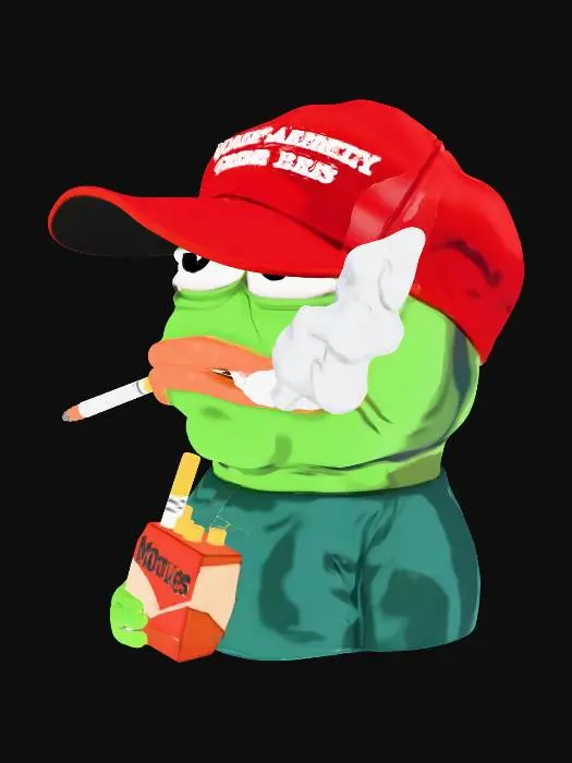 3D model for Pepe with a Hat
