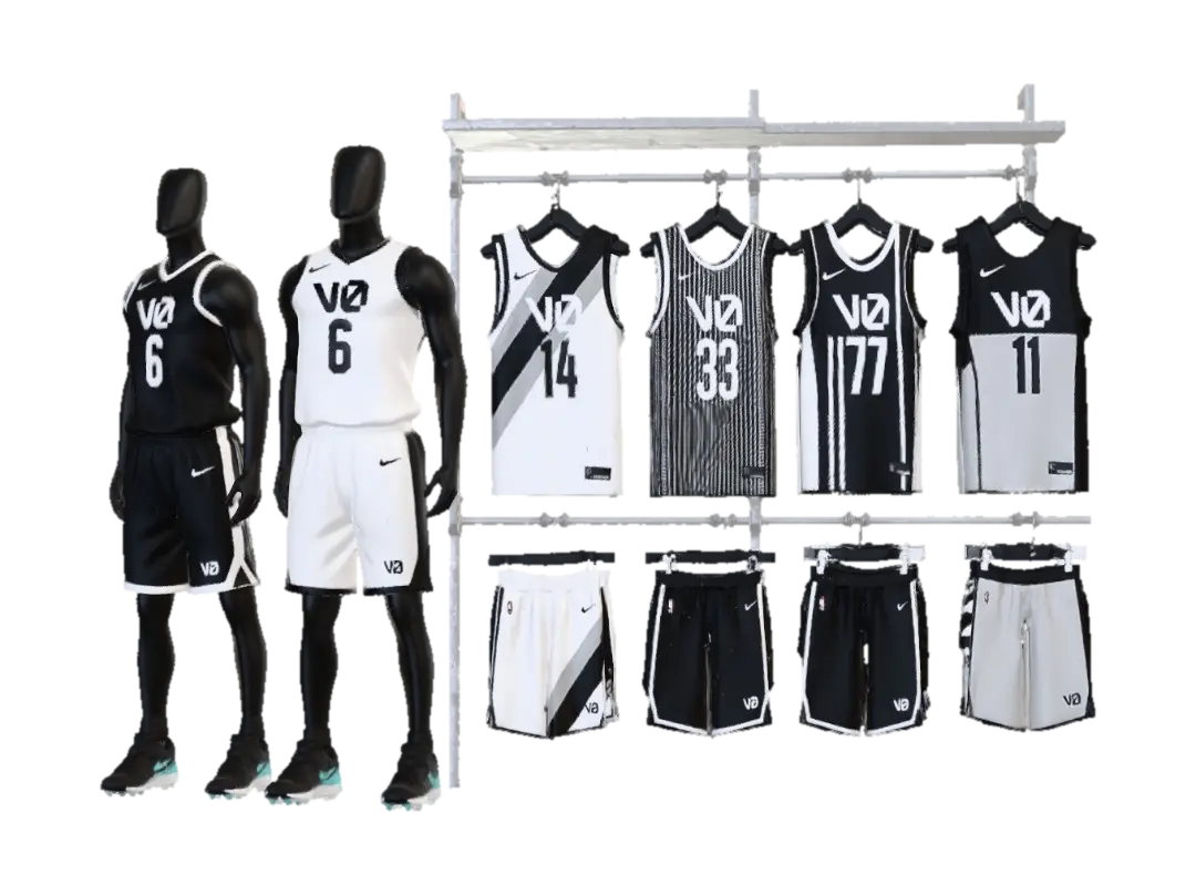 Basketball Jersey Display - Player-3D-modell, genererad av AI