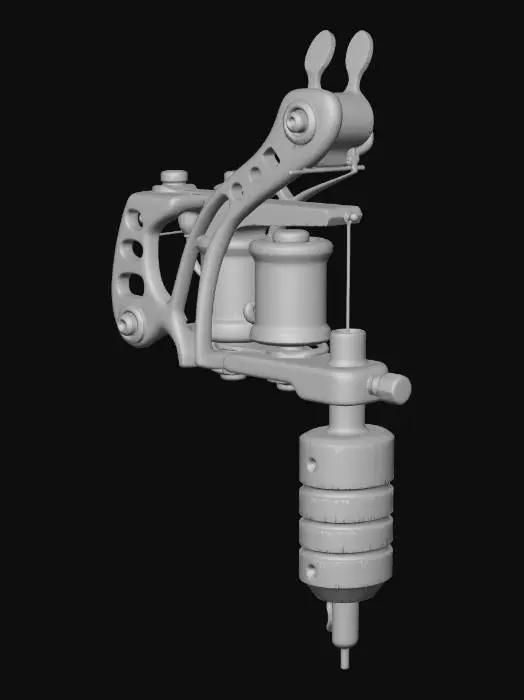 3D model for Red Coil Tattoo Machine