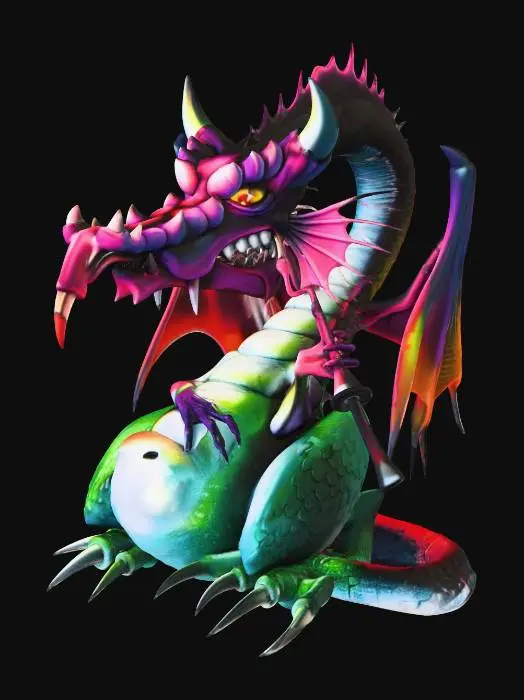 3D model for Dragon of Melody
