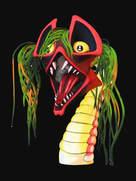 3D model for serpiente