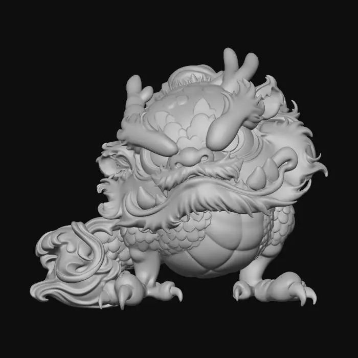3D model for Mythical Guardian
