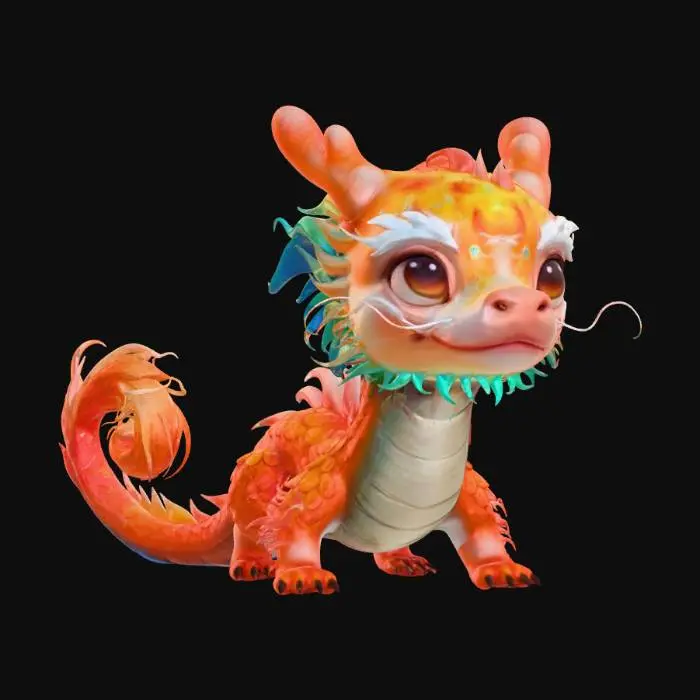 3D model for Whimsical Dragonling