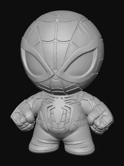3D model for Spider Plush Hero