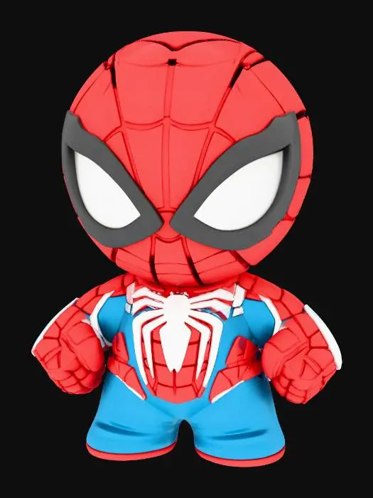 3D model for Spider Plush Hero