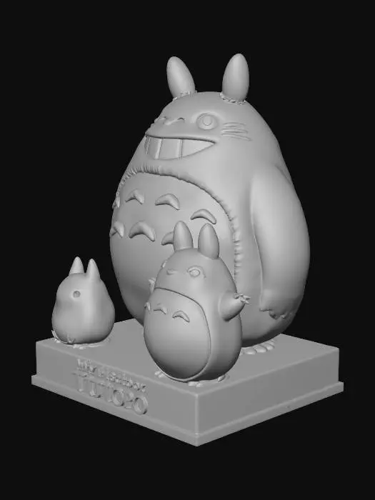 3D model for Totoro Trio