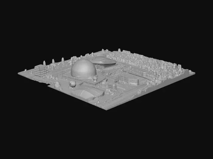 3D model for Stockholm Skyline with Avicii Arena