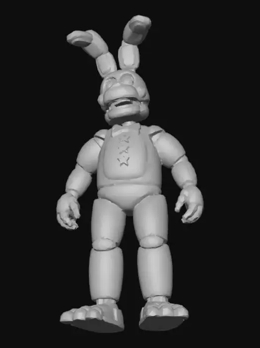 3D model for Golden Animatronic Star